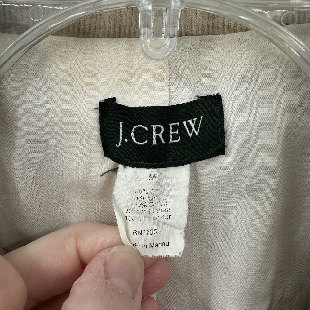 SOLD beige MEDIUM casual pockets 100% cotton preppy